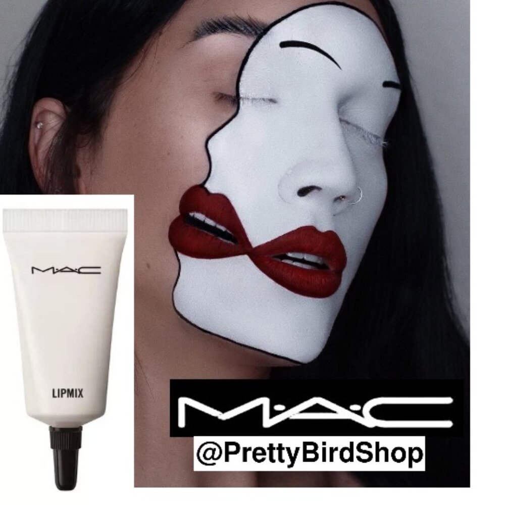 Sale! MAC WHITE Lipmix pigment mixing media Lipstick face body paint NIB Theater